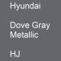 Preview: Hyundai, Dove Gray Metallic, HJ.